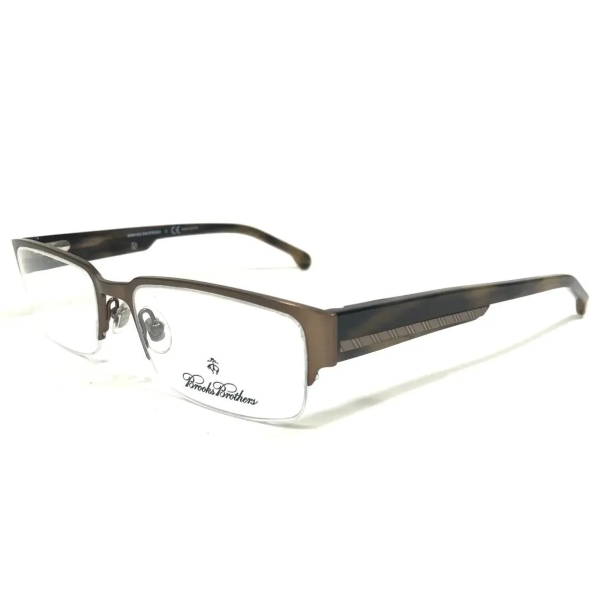 Eyeglasses Frames BB494 1582 Shiny Brown Tortoise 53-18-140 by Brooks Brothers