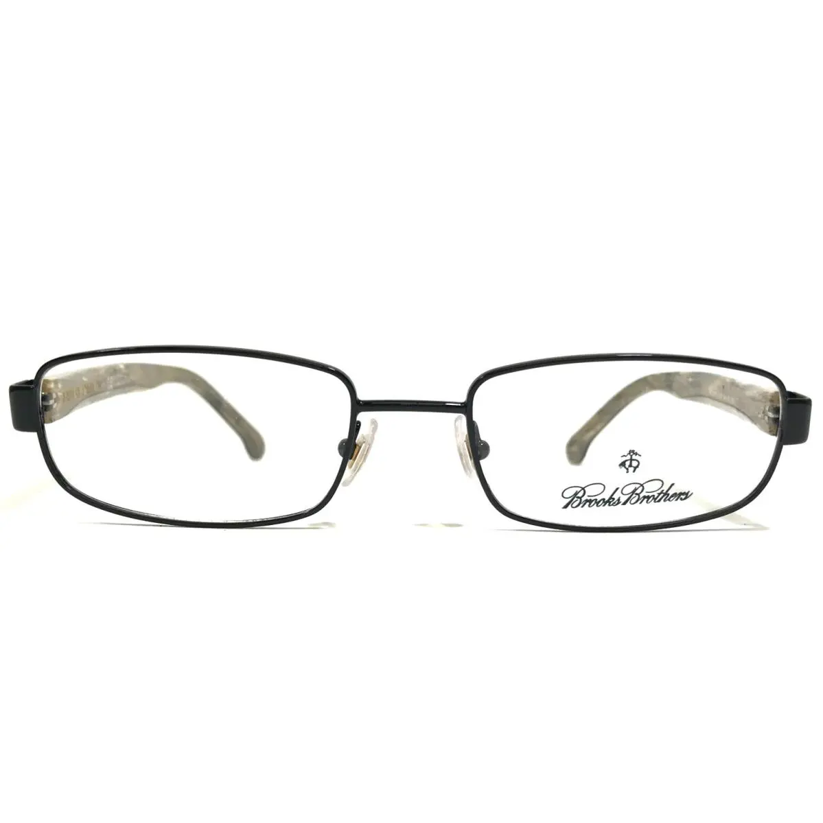 Eyeglasses Frames BB1010 1536 Black Brown Rectangular 54-19-145 by Brooks Brothers