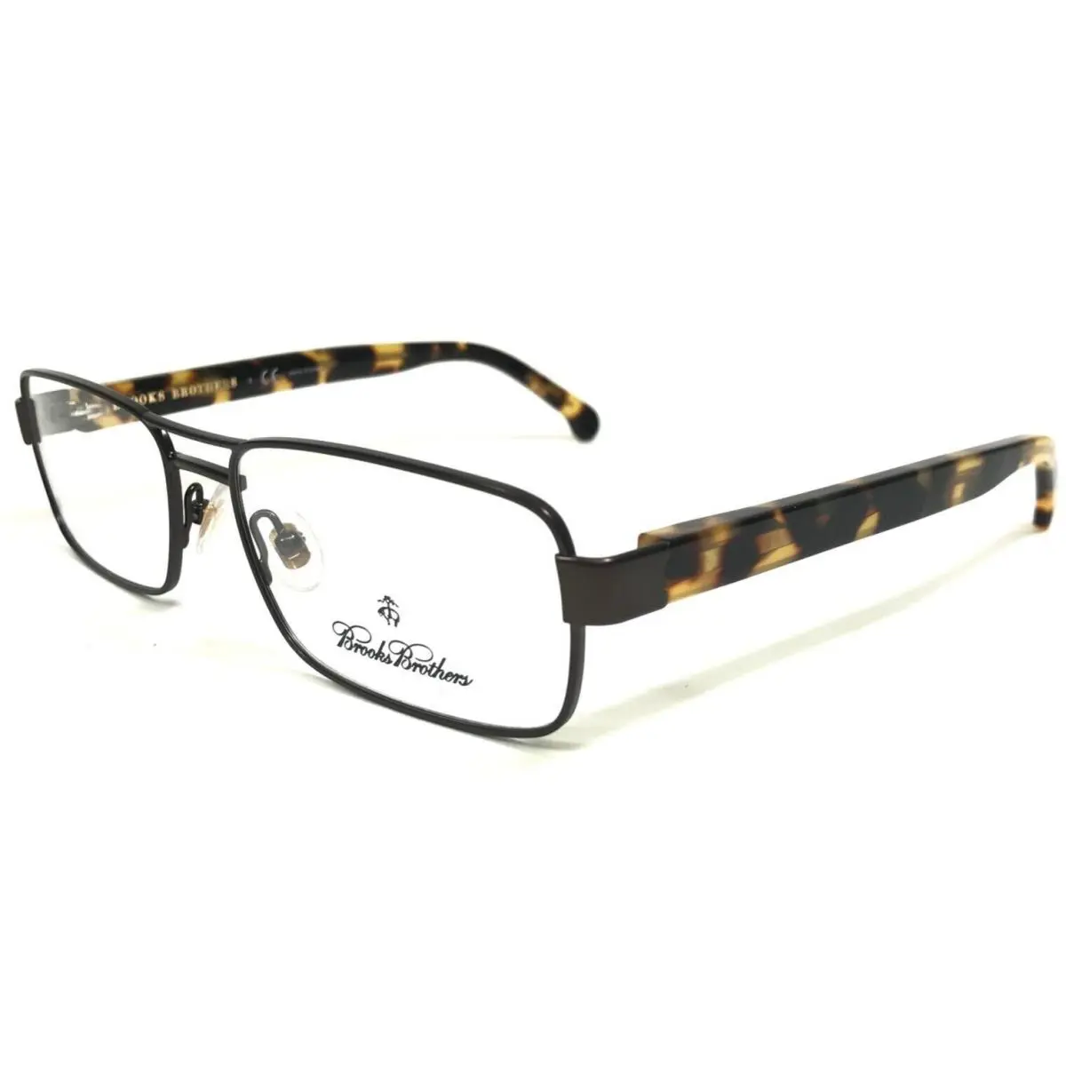 Brooks Brothers Eyeglasses Frames BB1011 1544 Tortoise Brown Full Rim 55-17-145