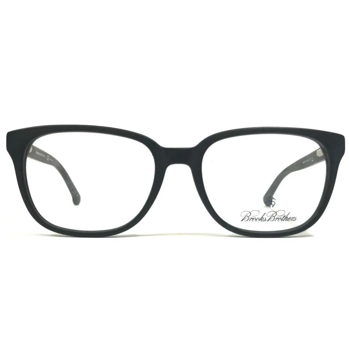 Brooks Brothers Eyeglasses Frames BB2017 6064 Matte Black Silver 52-17-145