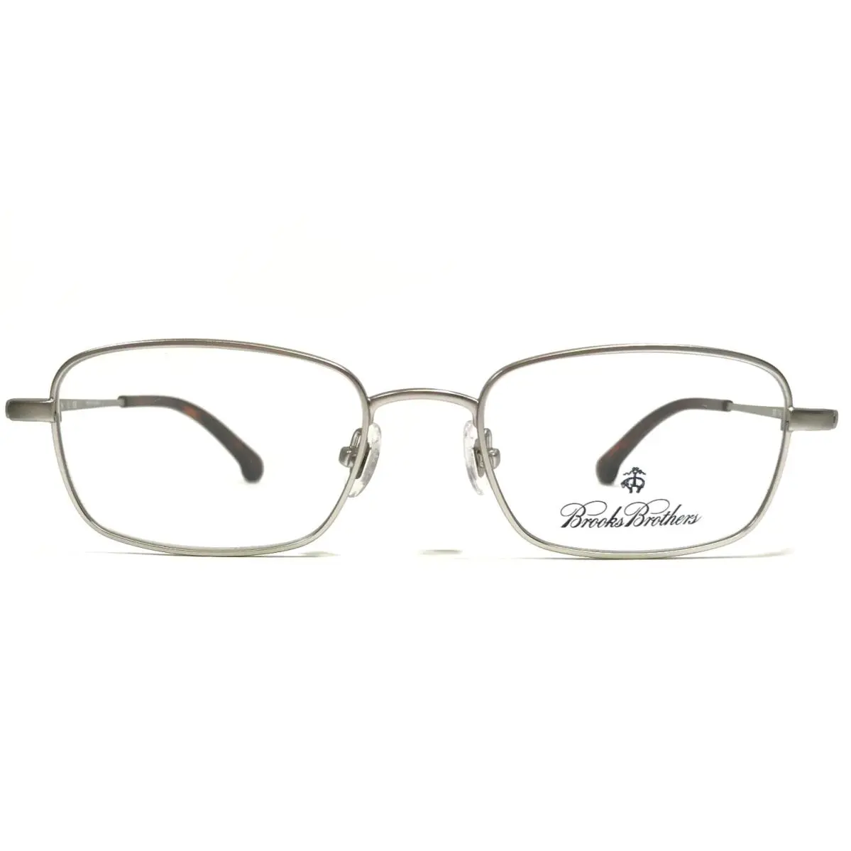 Eyeglasses Frames BB1040 1558 Silver Rectangular 50-18-150 by Brooks Brothers