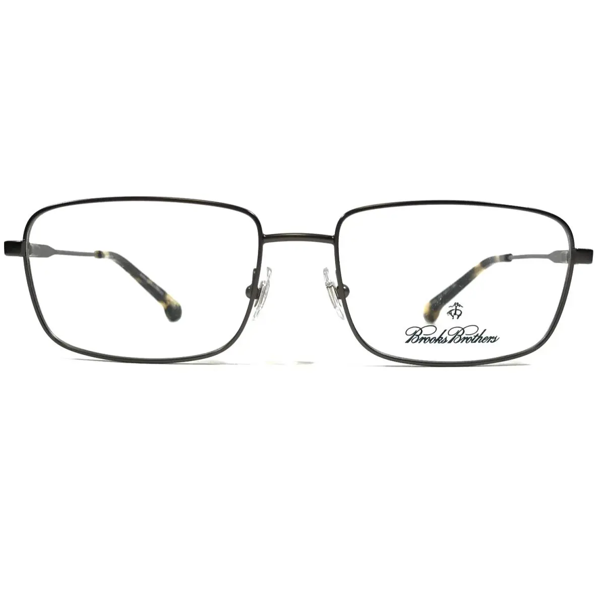 Eyeglasses Frames BB1034 1512 Grey Square Wire Rim 55-17-145 by Brooks Brothers
