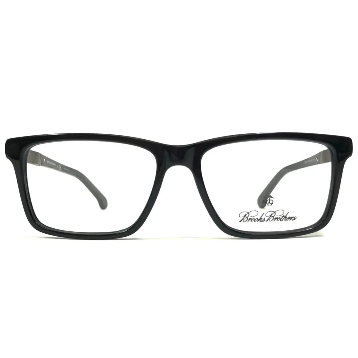 Eyeglasses Frames BB2026 6000 Black Gunmetal Full Rim 53-15-140 by Brooks Brothers