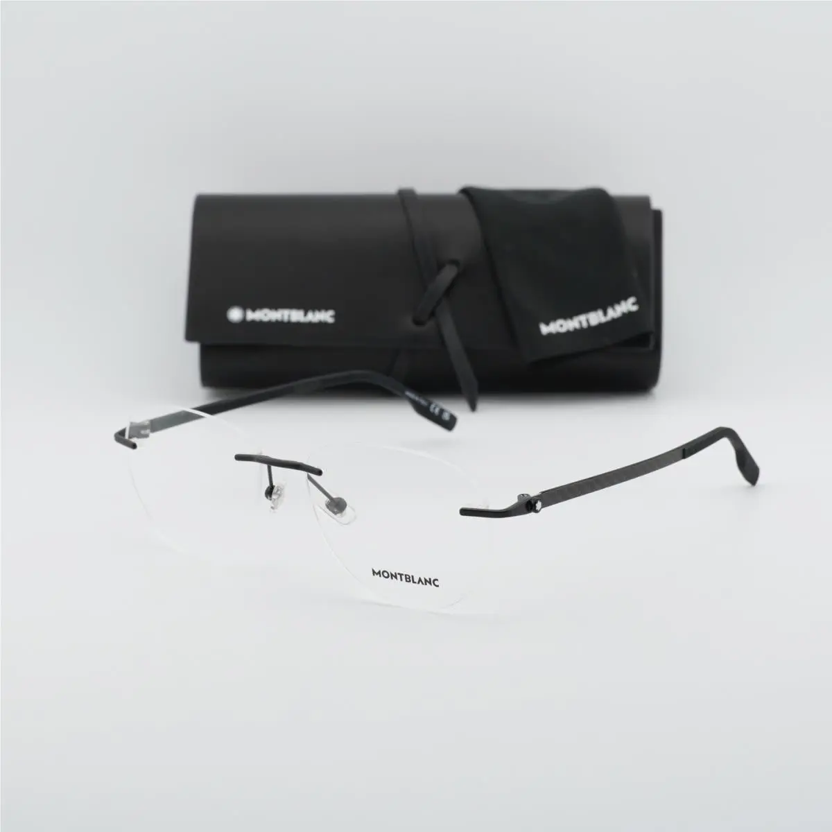 Montblanc MB0186O 001 Black 56mm Eyeglasses