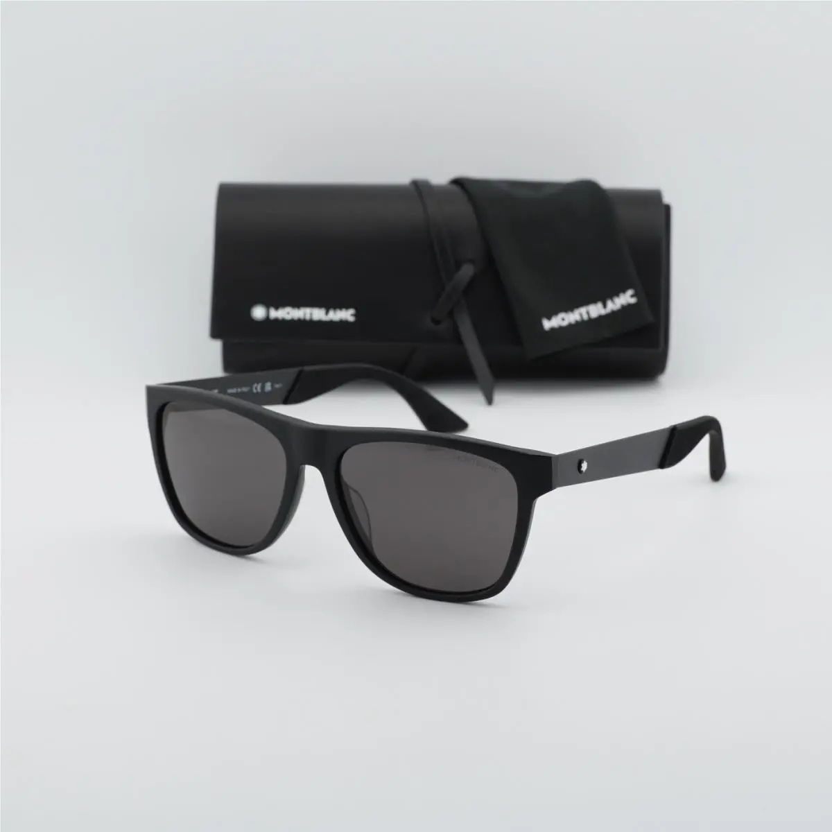 Montblanc MB0298S 001 Black/grey 56-16-145 Sunglasses