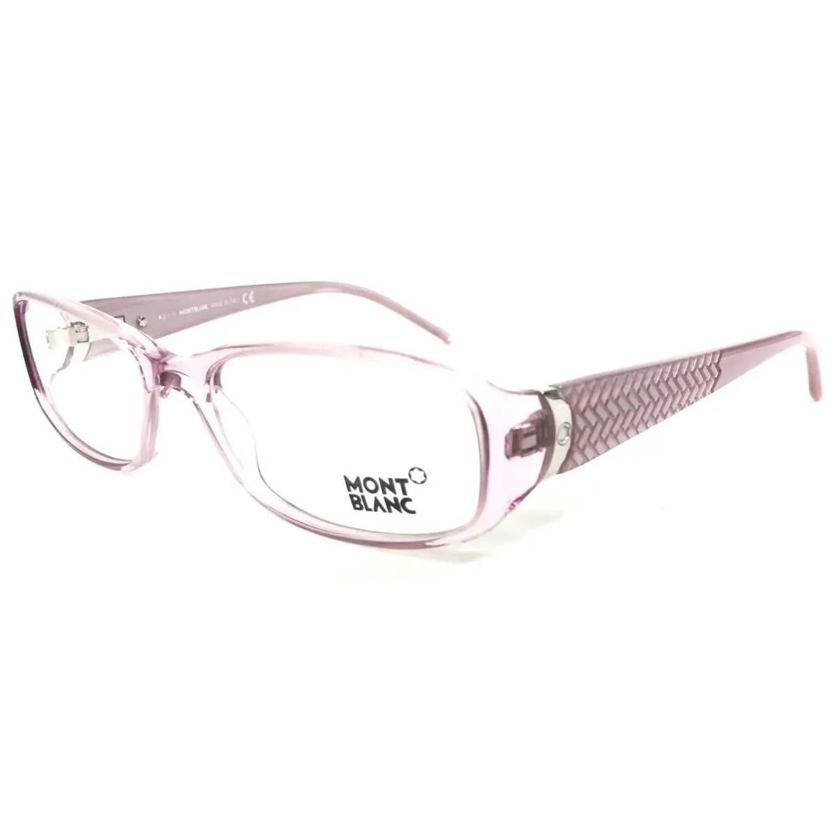 Montblanc Eyeglasses Frames MB303 078 Clear Pink Purple Rectangular 53-17-135