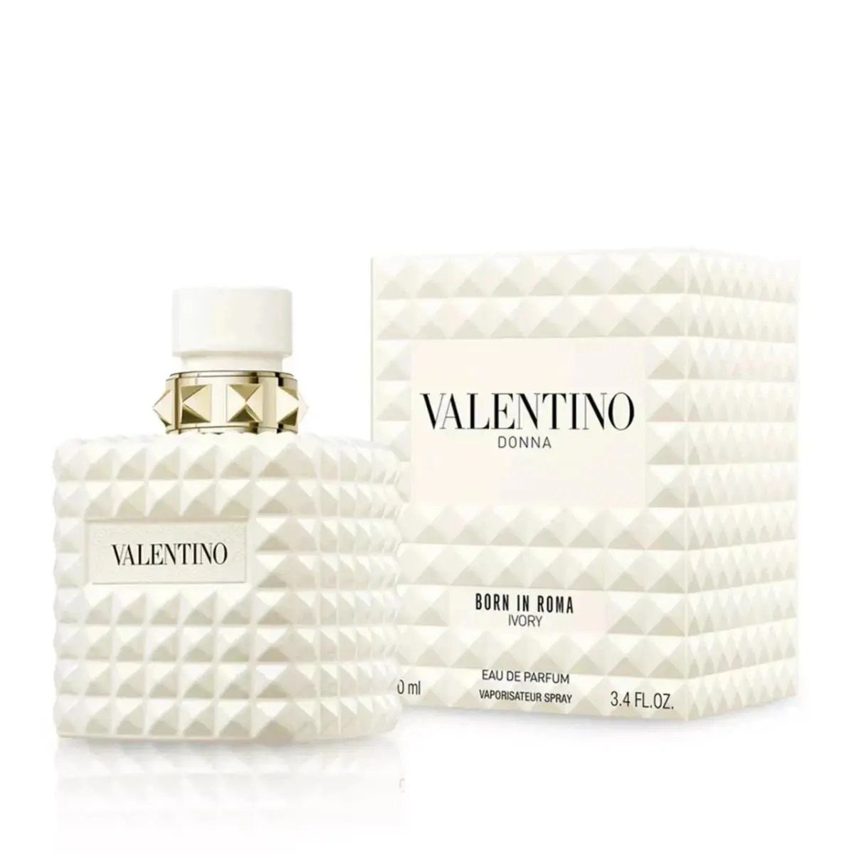 Valentino Donna Born in Roma Ivory 3.4oz Eau De Parfum For Women Box