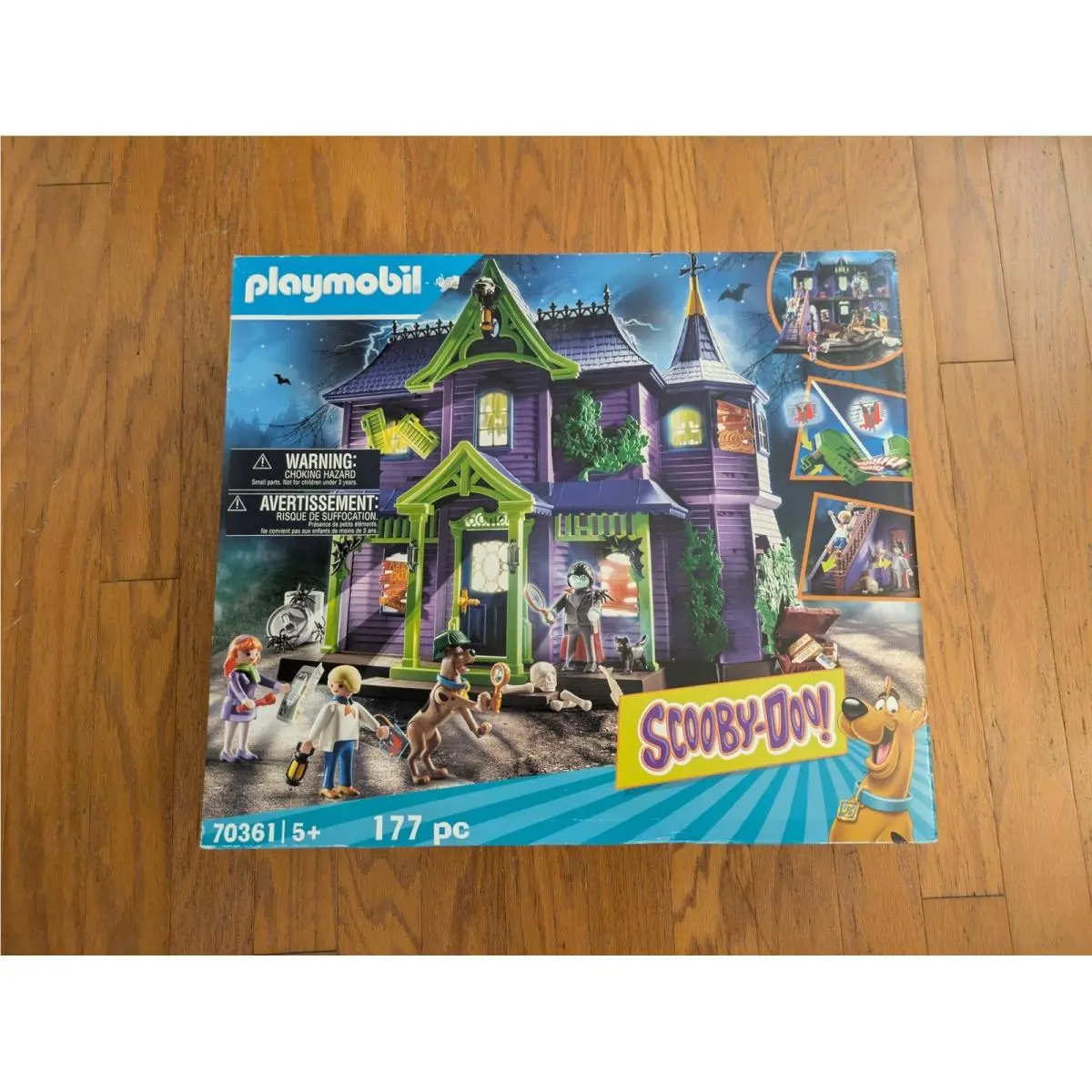 Playmobil Scooby-doo Mystery Mansion 70361 Haunted House Playset 177 pc Set