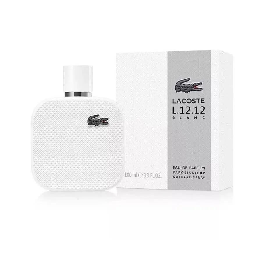 Lacoste L.12.12 Blanc Eau De Parfum 3.3oz Spray For Men