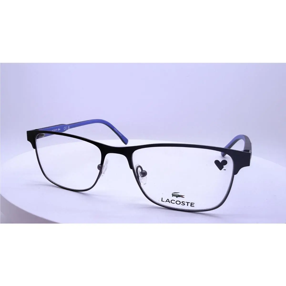 Kids Lacoste L3107 002 Matte Onyx Boys Eyeglasses 49-16-135mm-100%