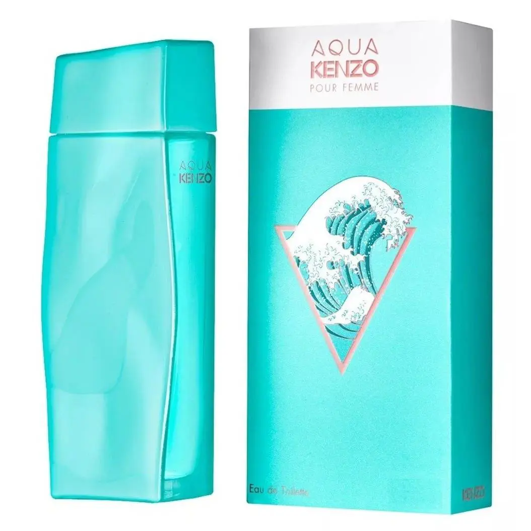 Aqua Pour Femme Kenzo 3.3 oz / 100 ml Eau De Toilette Women Perfume