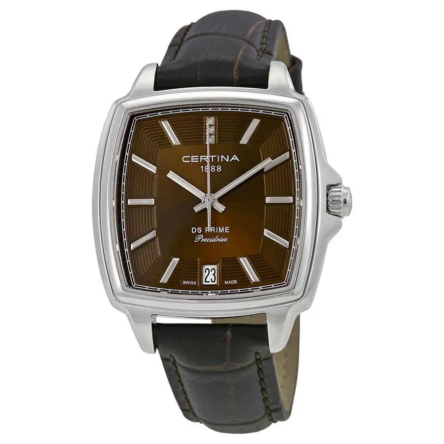 DS Prime Shape Brown Dial Ladies Watch C028.310.16.296.00 by Certina