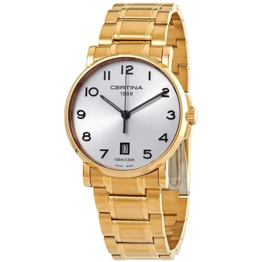 DS Caimano Silver Dial Men`s Watch C017.410.33.032.00 by Certina
