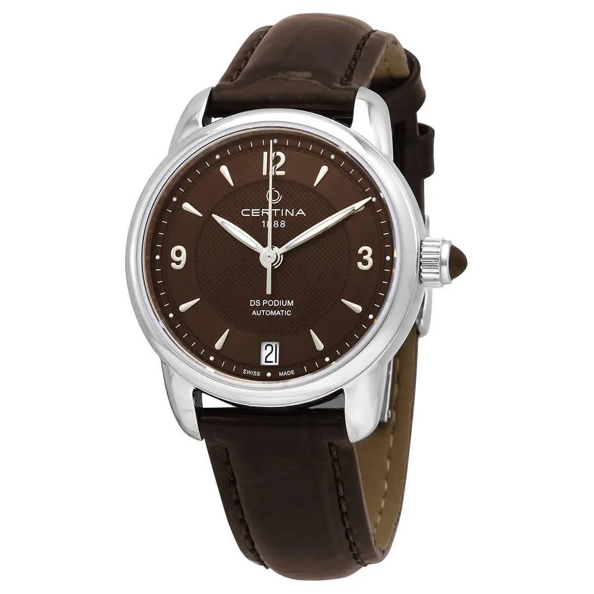 DS Podium Automatic Brown Dial Ladies Watch C025.207.16.297.00 by Certina