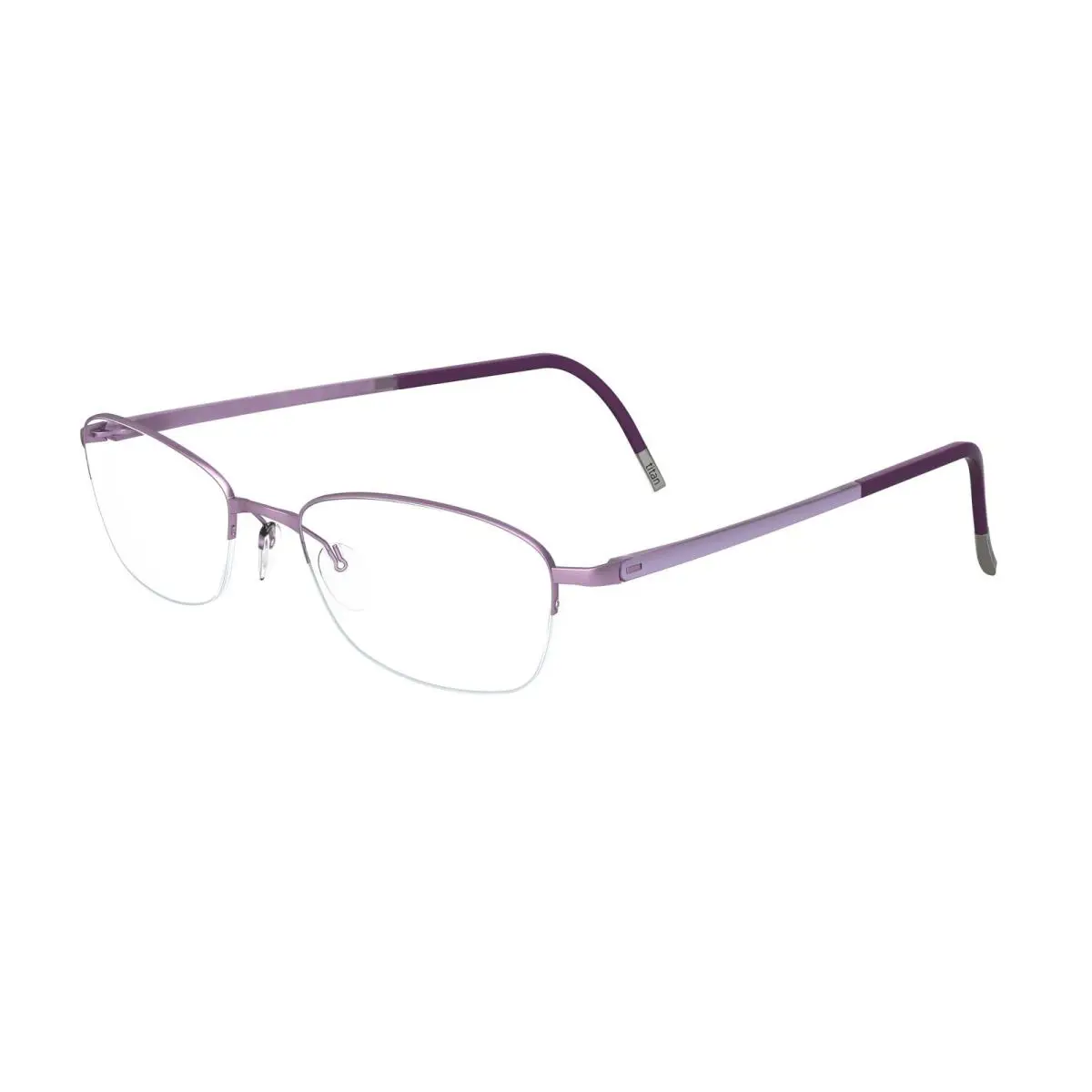 Silhouette Illusion 4453 Eyeglasses 6075 Metallic Violet