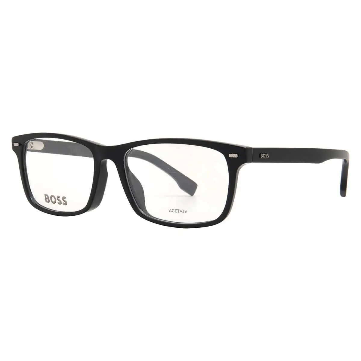Hugo Boss Demo Rectangular Men`s Eyeglasses Boss 1478/F 0807 55 Boss 1478/F 0807