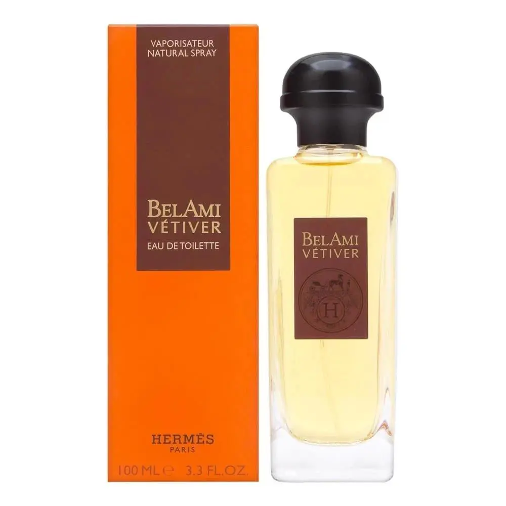 Bel Ami Vetiver BY HERMES-EDT-SPRAY-3.3 OZ-100 Ml-authentic-made IN France
