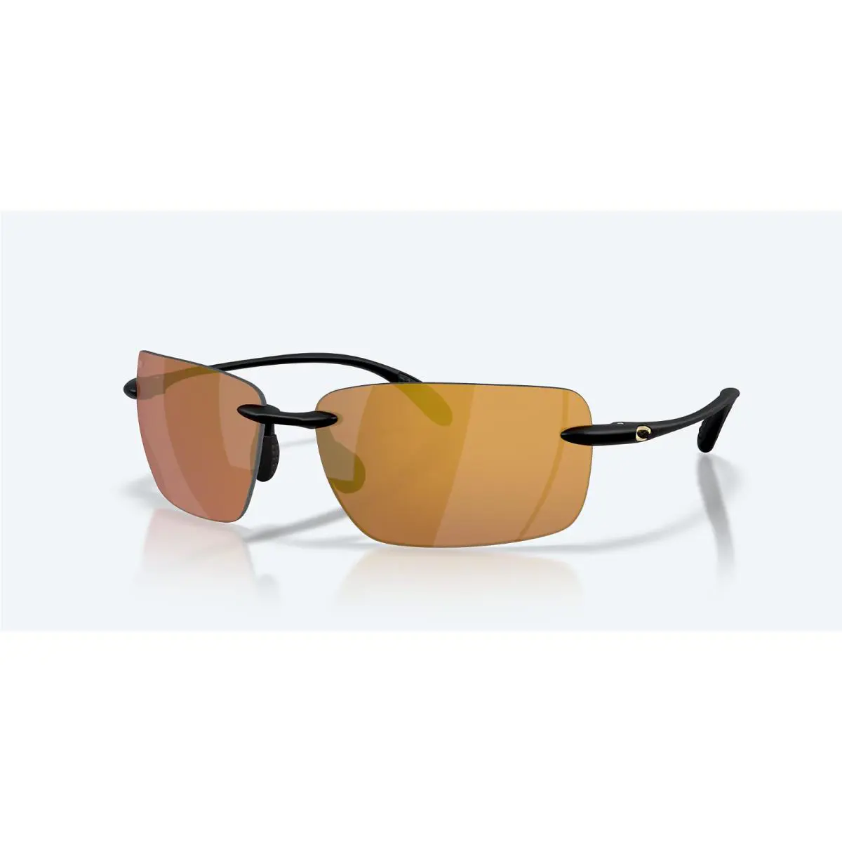 Costa Del Mar Sunglasses Gulf Shore Matte Black / Gold Mirror Polarized 580P