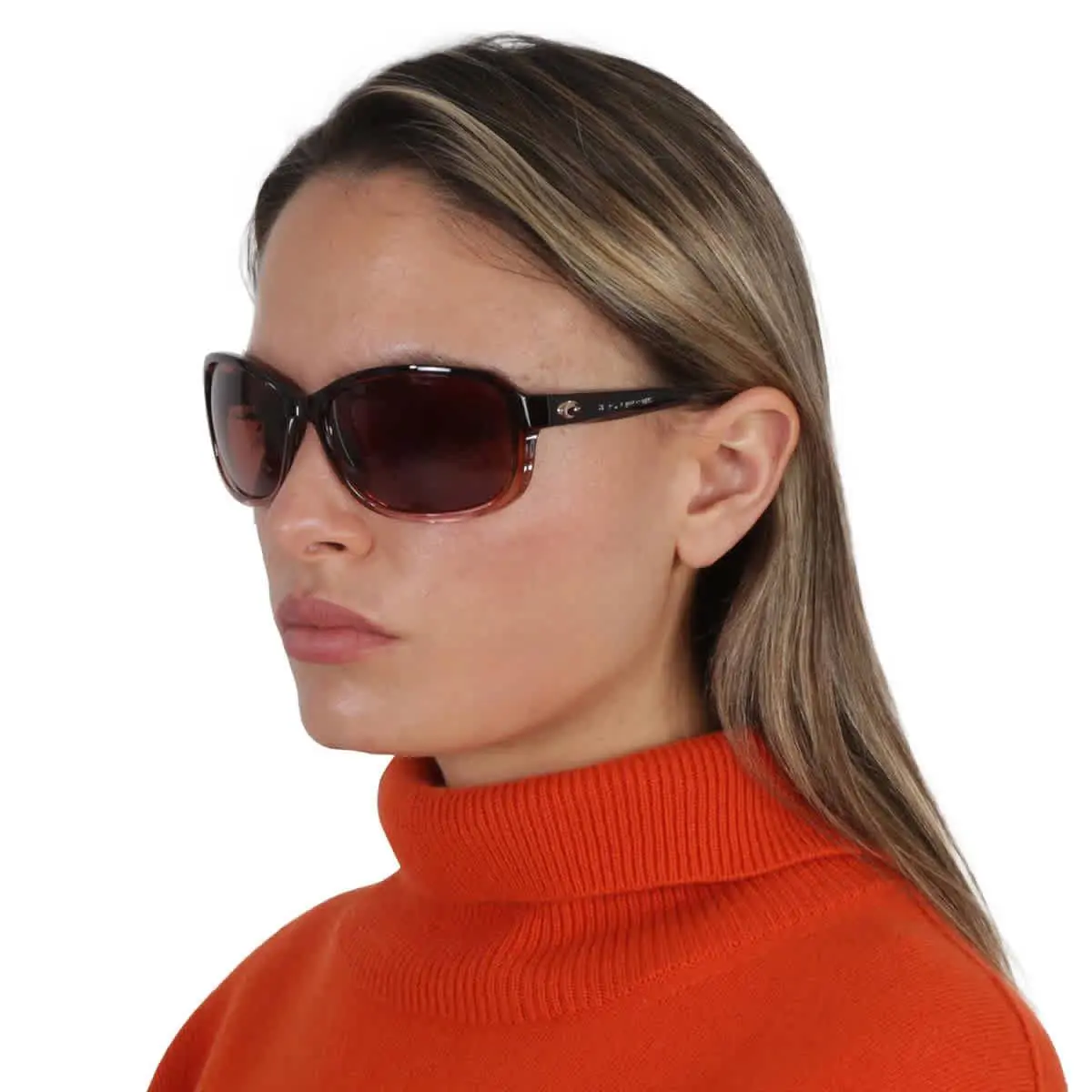 Costa Del Mar Seadrift Copper Polarized Polycarbonate Rectangular Ladies