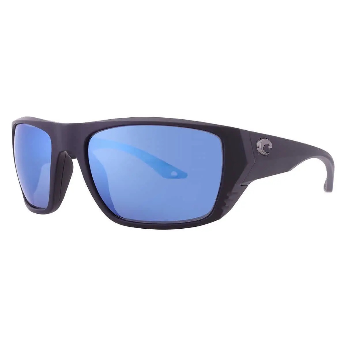 Costa Del Mar Finlet Blue Mirror Polarized Polycarbonate Wrap Men`s Sunglasses