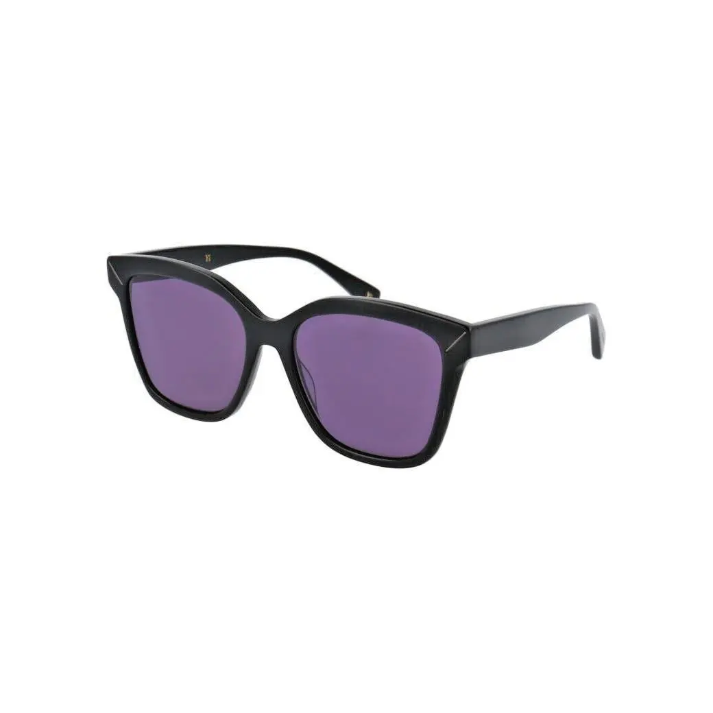 5002-001 Black Frame / Purple Lens Sunglasses by Yohji Yamamoto