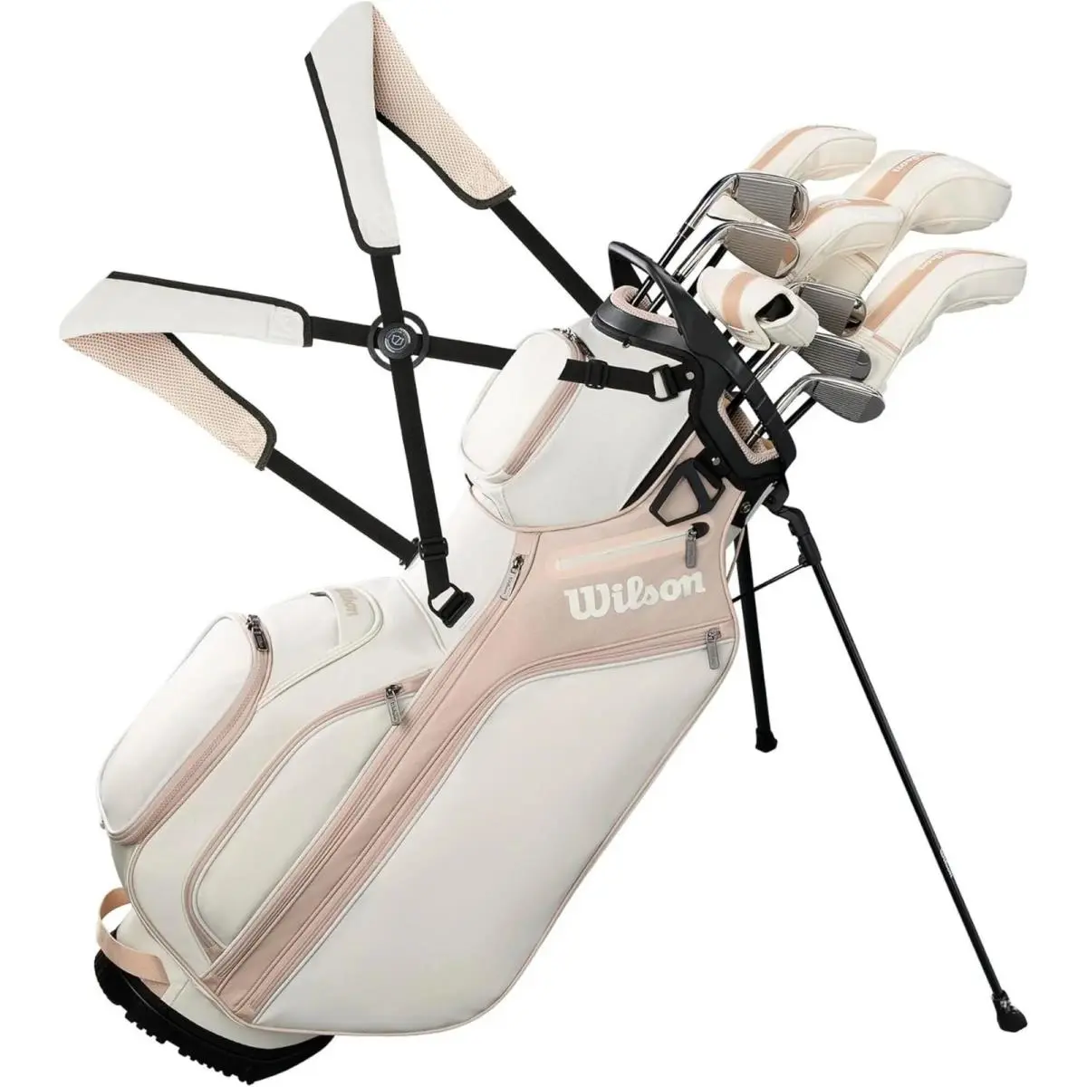 Wilson Women`s Aurora Complete Golf Set with Stand Bag