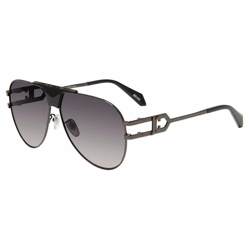 Just Cavalli SJC095 Sunglasses 0568 Shiny Gun 62mm Unisex