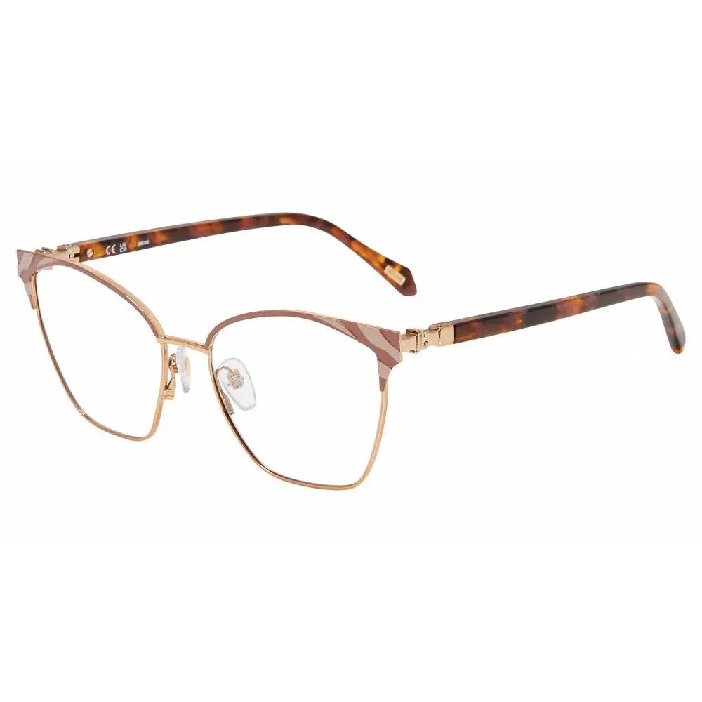 VJC072 Eyeglasses Eye Glasses 02AM Copper Gold 55mm U by Just Cavalli