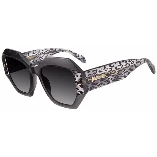Just Cavalli Sjc 100 V Shiny Transparent Grey 0819 Size 53 Sunglasses