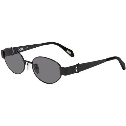 Just Cavalli Sjc 152 Total Shiny Black 0530 Size 54 Sunglasses