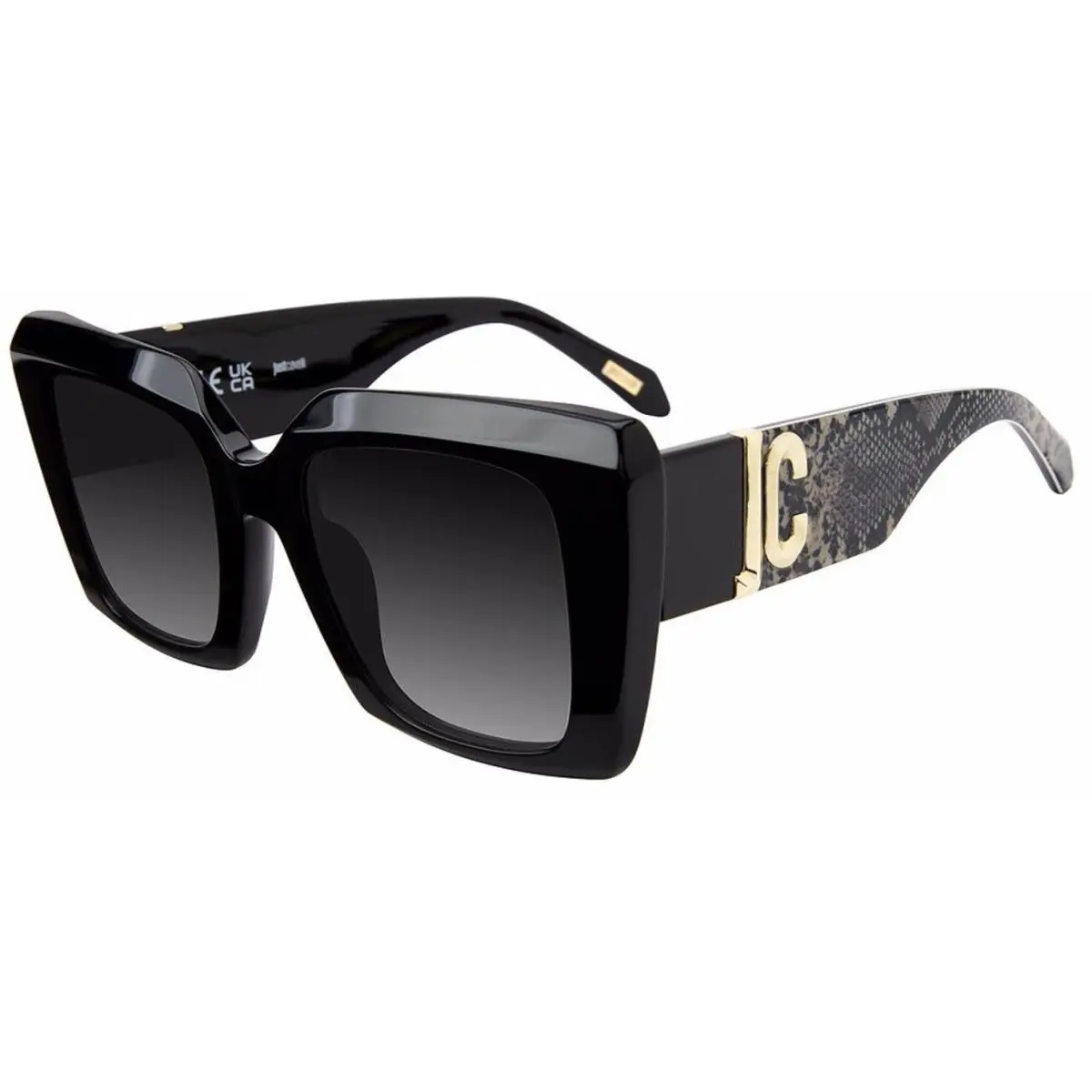 Just Cavalli Sjc 104 Shiny Black 0700 Size 51 Sunglasses