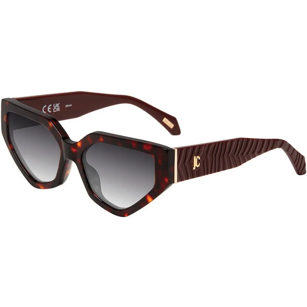 Just Cavalli Sjc 196 Classic Havana 0909 Size 56 Sunglasses