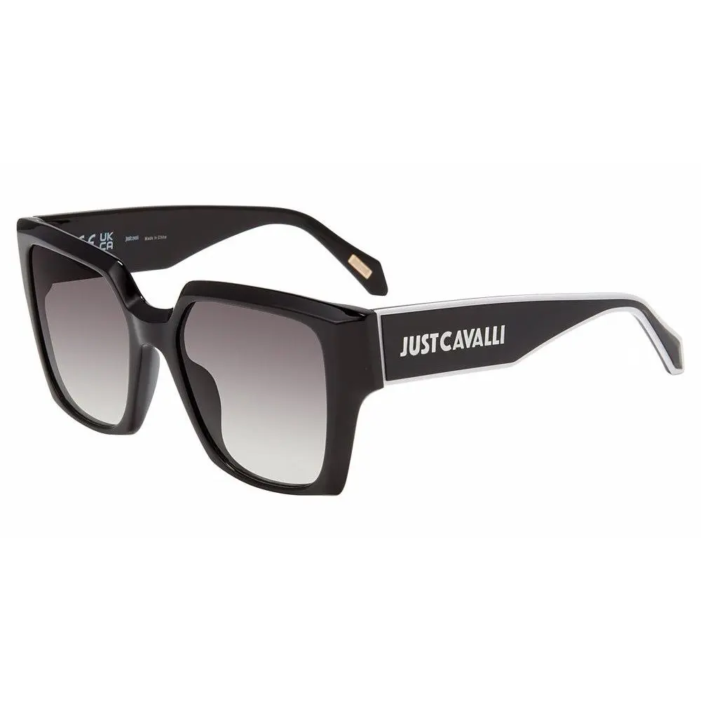 SJC091V Sunglasses 700F Shiny Black 53mm Unisex by Just Cavalli