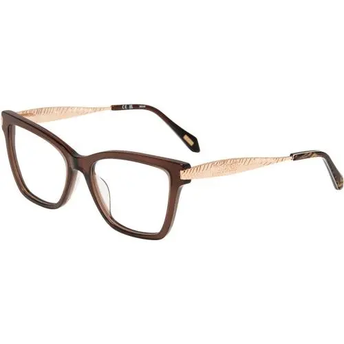 Just Cavalli Vjc 190 Transparent Brown-0t88 Size 54 Sunglasses
