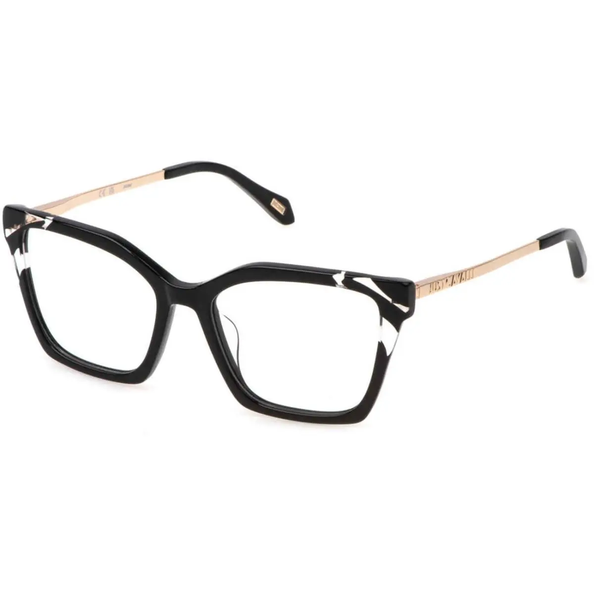 Just Cavalli Vjc 075 Shiny Black 0700 Size 53 Sunglasses