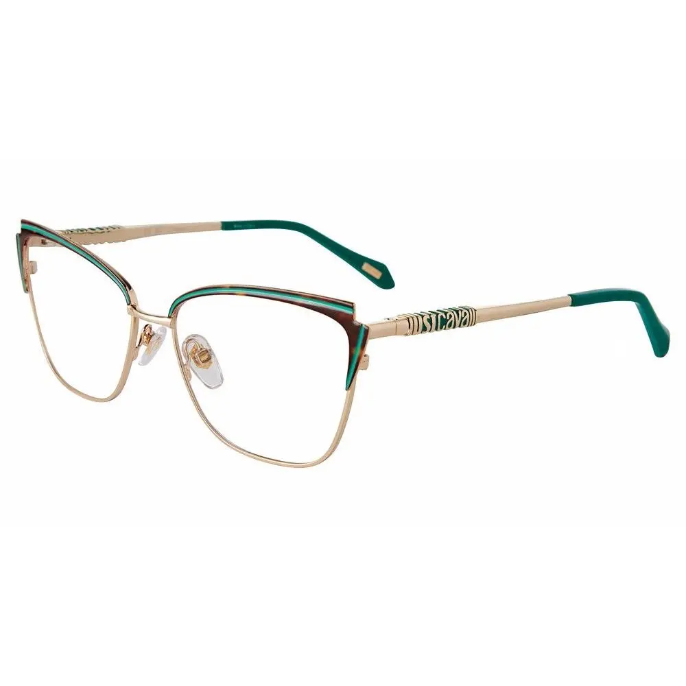 Just Cavalli Vjc 054 Rose Gold/havana 0320 Size 55 Sunglasses