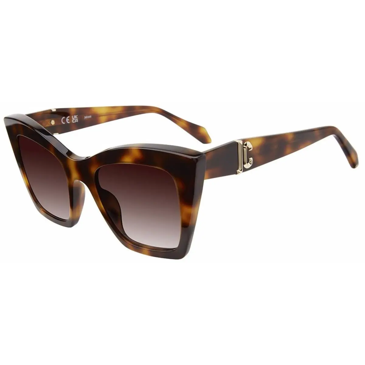 Just Cavalli Sjc 106 Havana Brown 09aj Size 52 Sunglasses