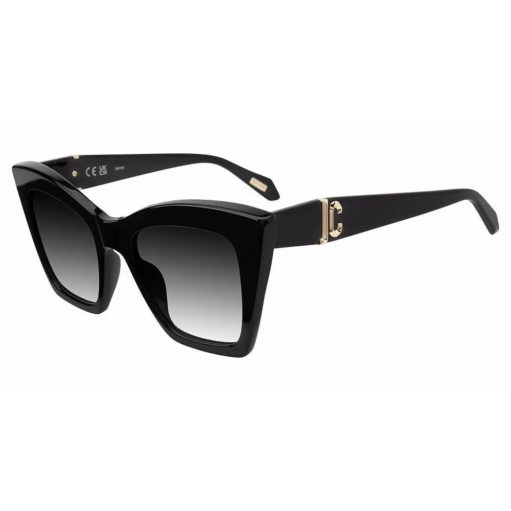 Just Cavalli SJC106 Sunglasses 0700 Shiny Black 52mm Unisex