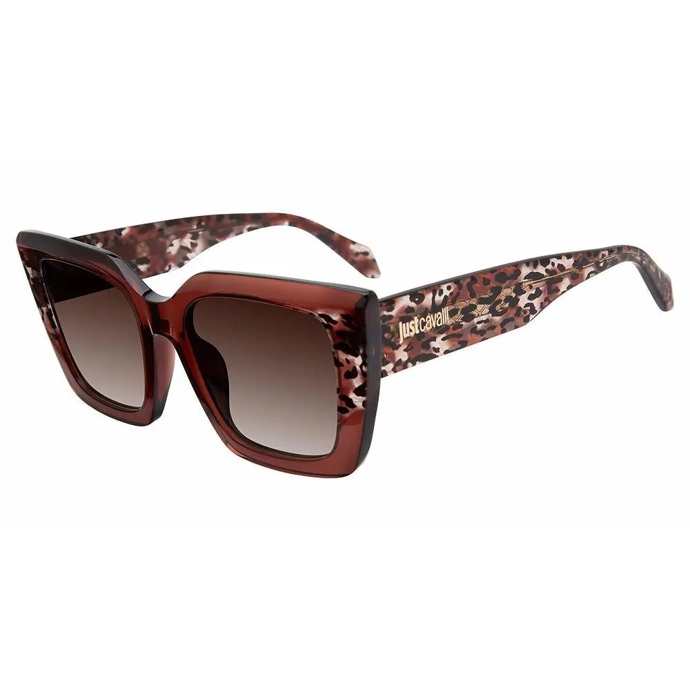 Just Cavalli SJC099V Sunglasses 09X8 Shiny Transp.brown 53mm Unise