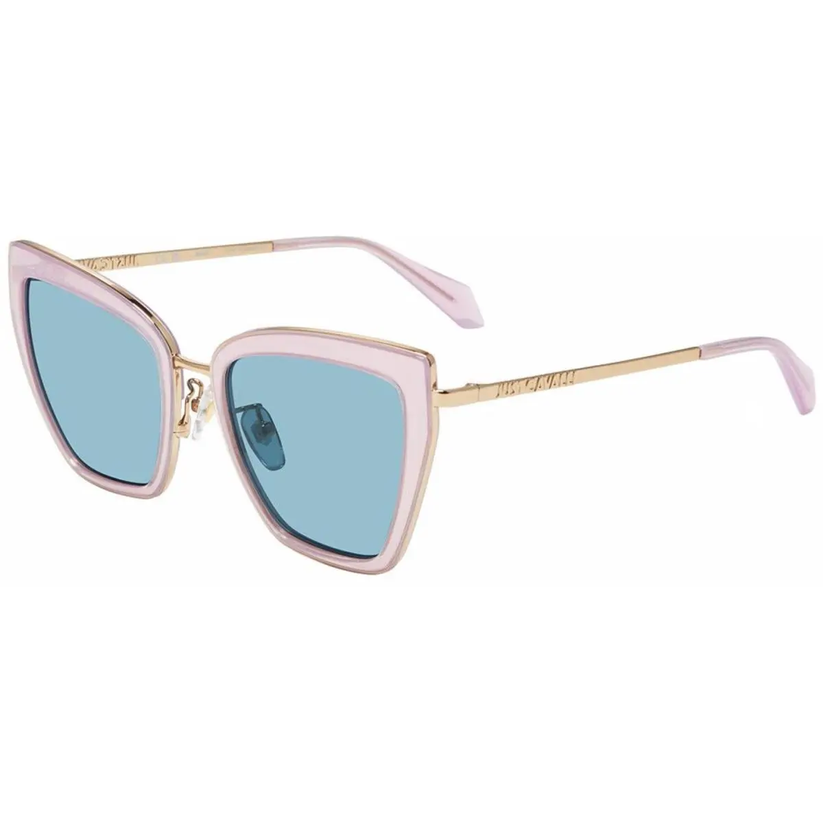 Just Cavalli Sjc 092 Opal Pink/turquoise 06sm Size 53 Sunglasses