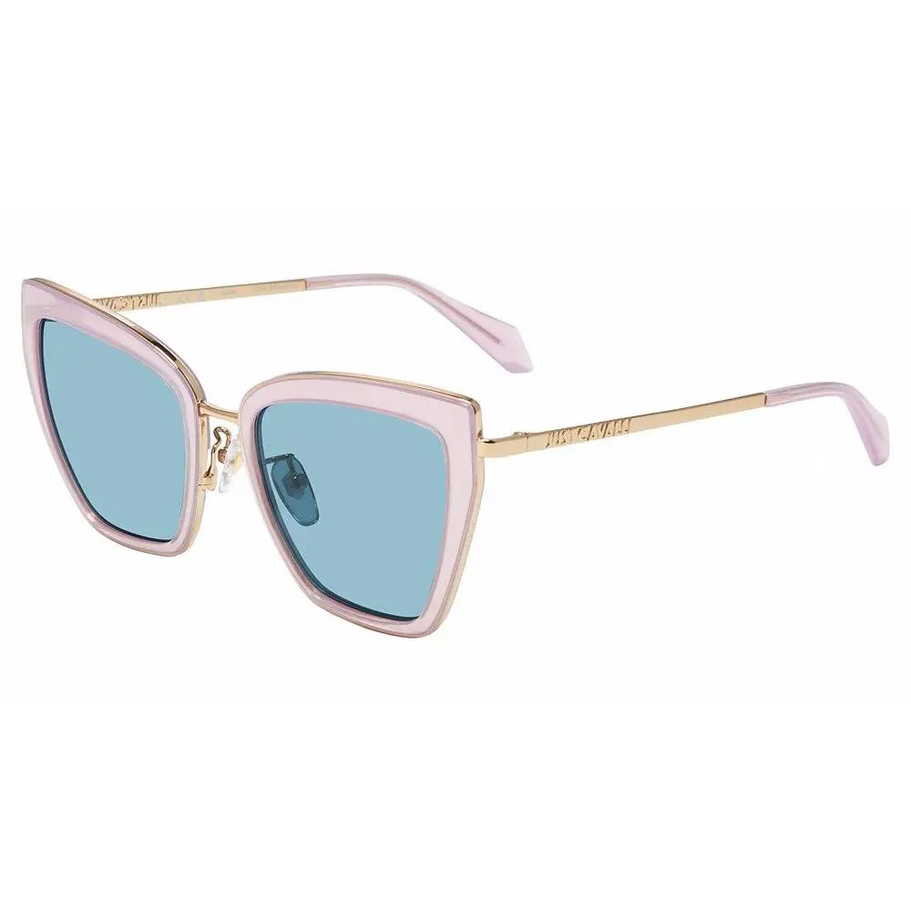 Just Cavalli SJC092 Sunglasses 06SM Opal Pink/turquoise 53mm Unise