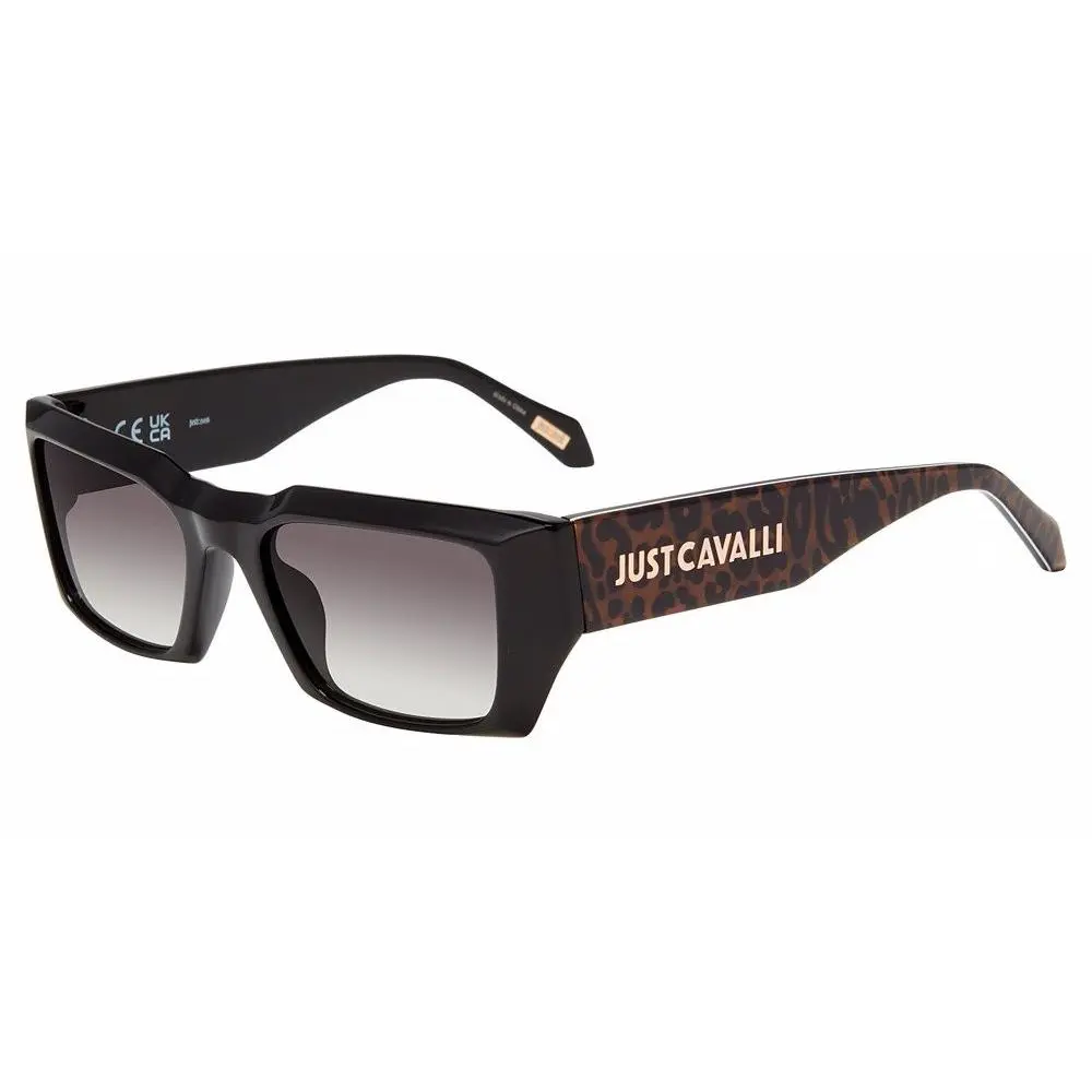 Just Cavalli SJC090 Sunglasses 0700 Shiny Black 55mm Unisex