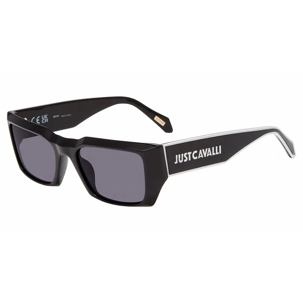 Just Cavalli SJC090V Sunglasses 700F Shiny Black 55mm Unisex