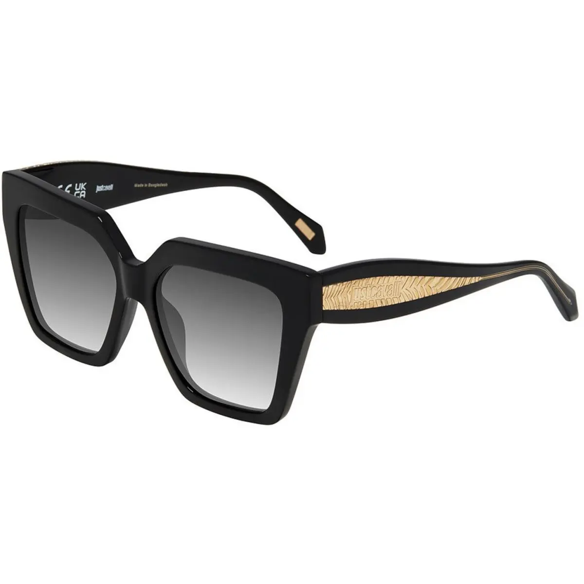 Just Cavalli Sjc 194 Black 0700 Size 55 Sunglasses