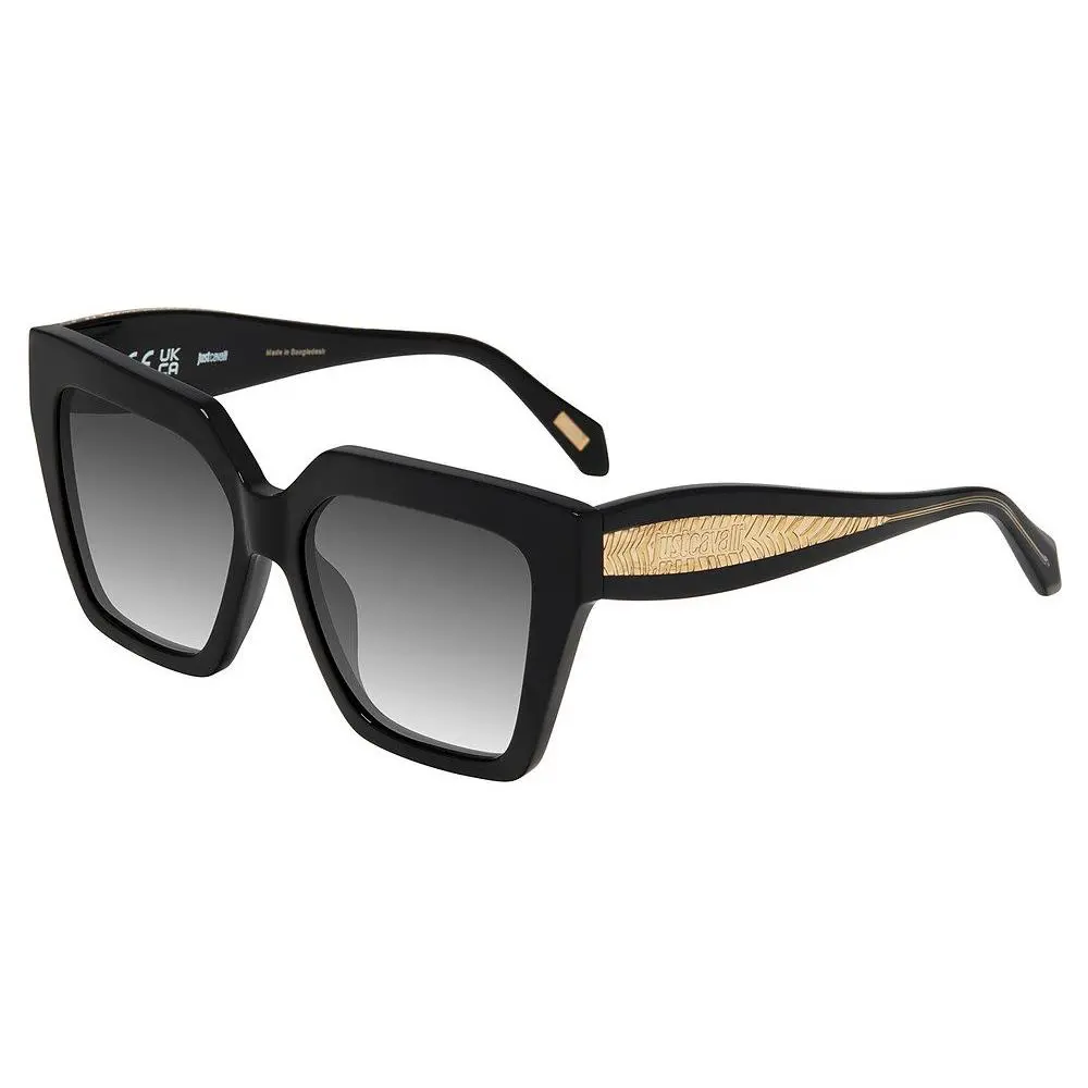 SJC194 Sunglasses 0700 Black 55mm Unisex by Just Cavalli