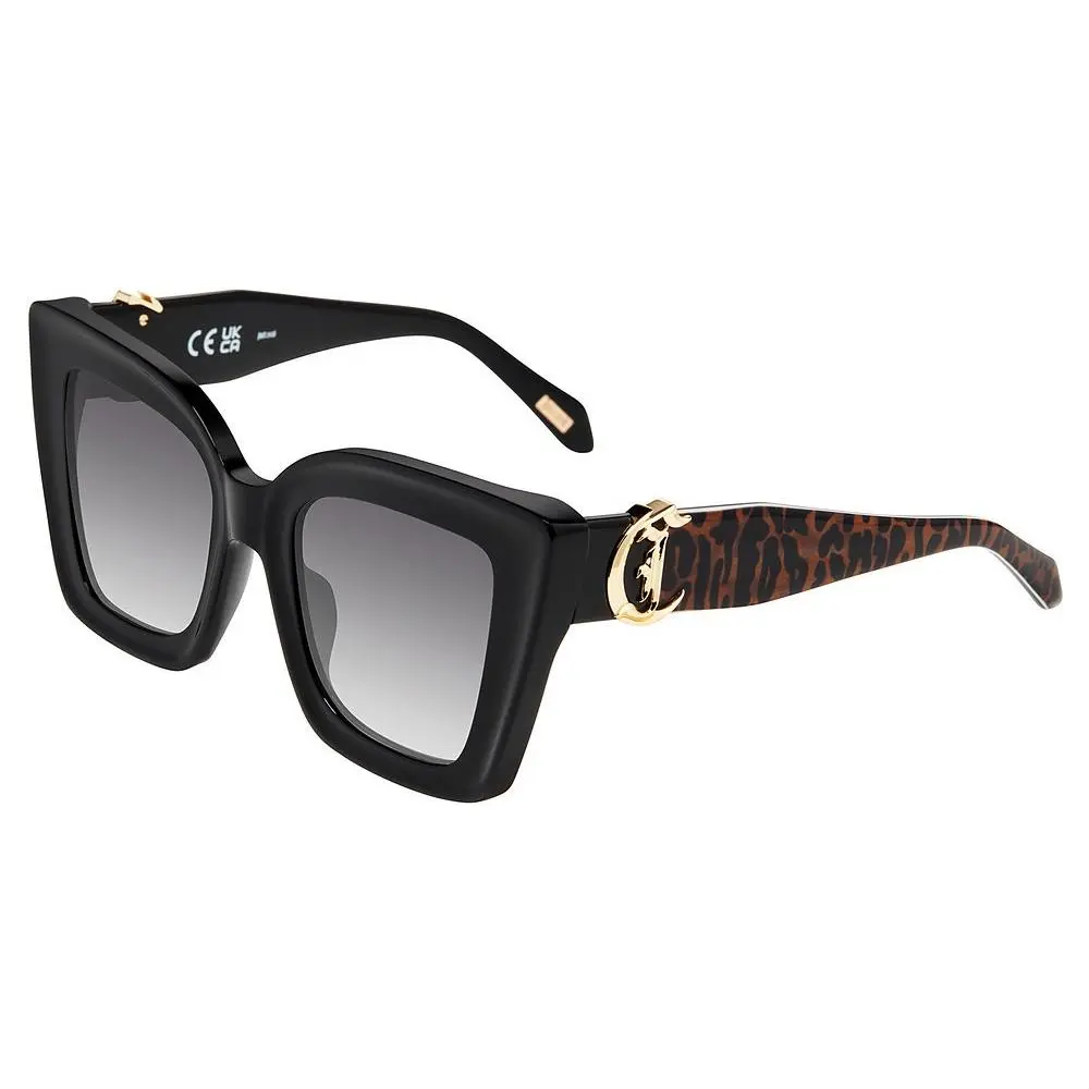Just Cavalli Sjc 142 V Shiny Black 0700 700y Size 51 Sunglasses