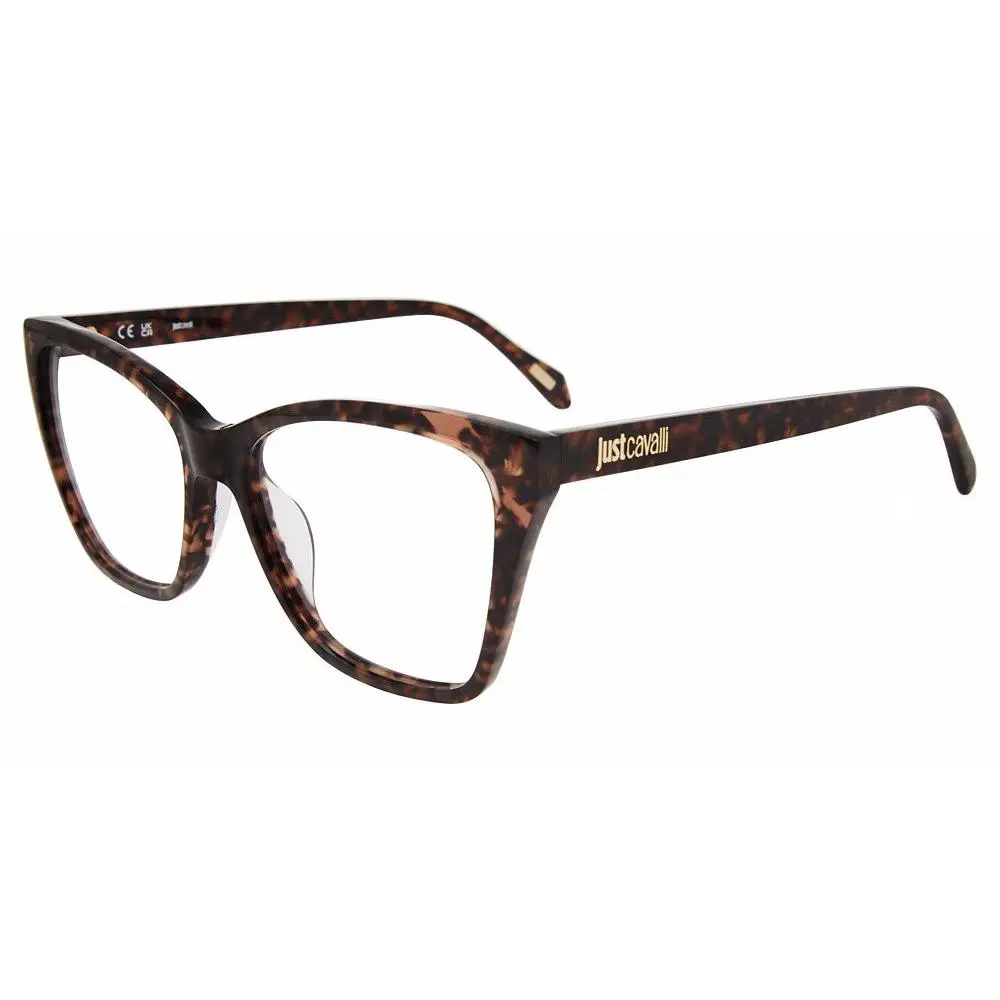 VJC077 Eyeglasses Eye Glasses 0ADR Brown/light Hav 54 by Just Cavalli