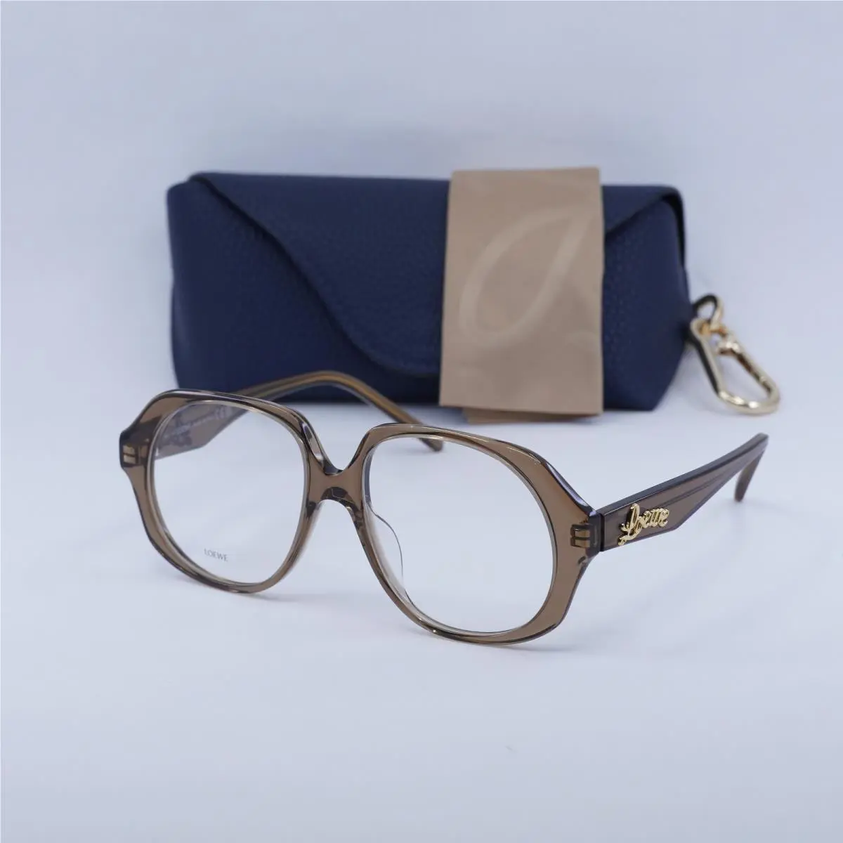 Loewe LW50050I 045 Shiny Milky Taupe 53mm Eyeglasses
