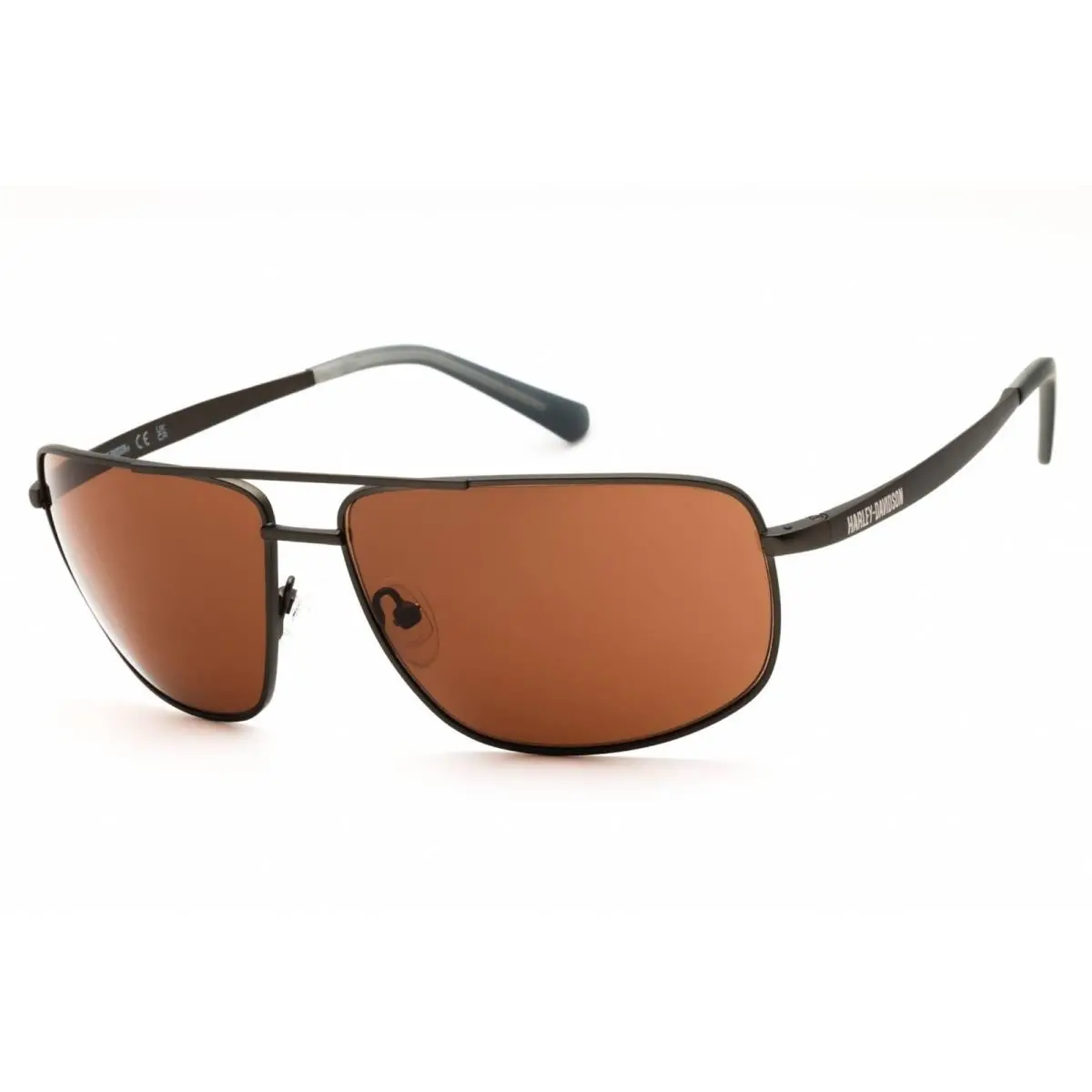 Men`s Sunglasses Matte Gunmetal Grey Metal Frame HD00025 09E by Harley Davidson