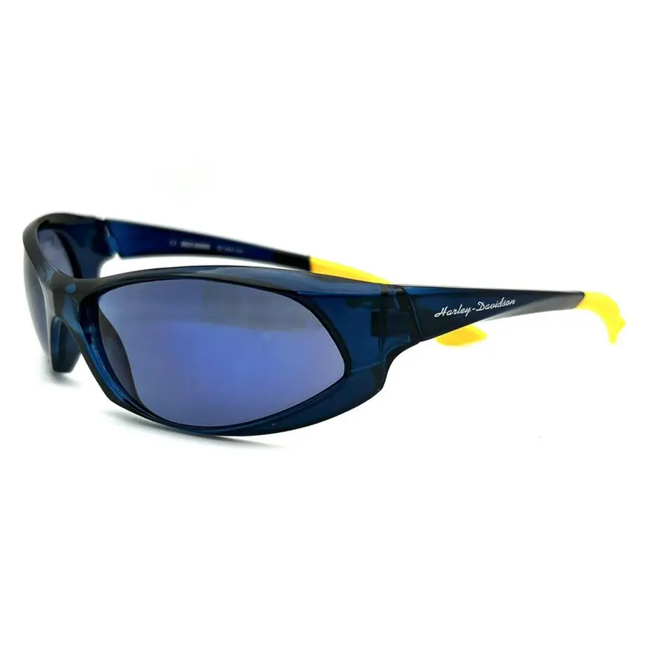 Harley Davidson Sunglasses Hds 471 BL-19F Blue 64-16-133 with Generic Case